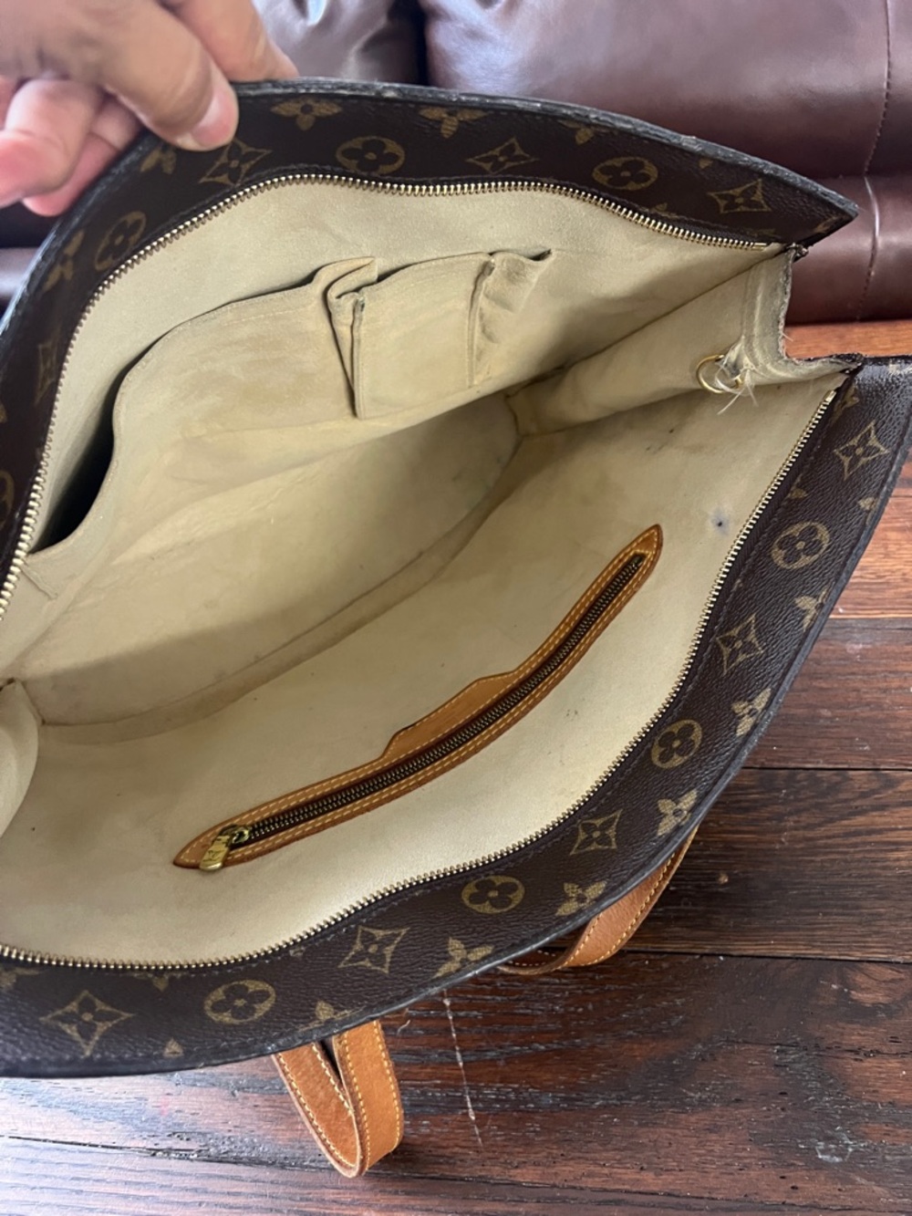 Authentic tote Louis Vuitton Monogram Canvas Babylone - Picture 3 of 11